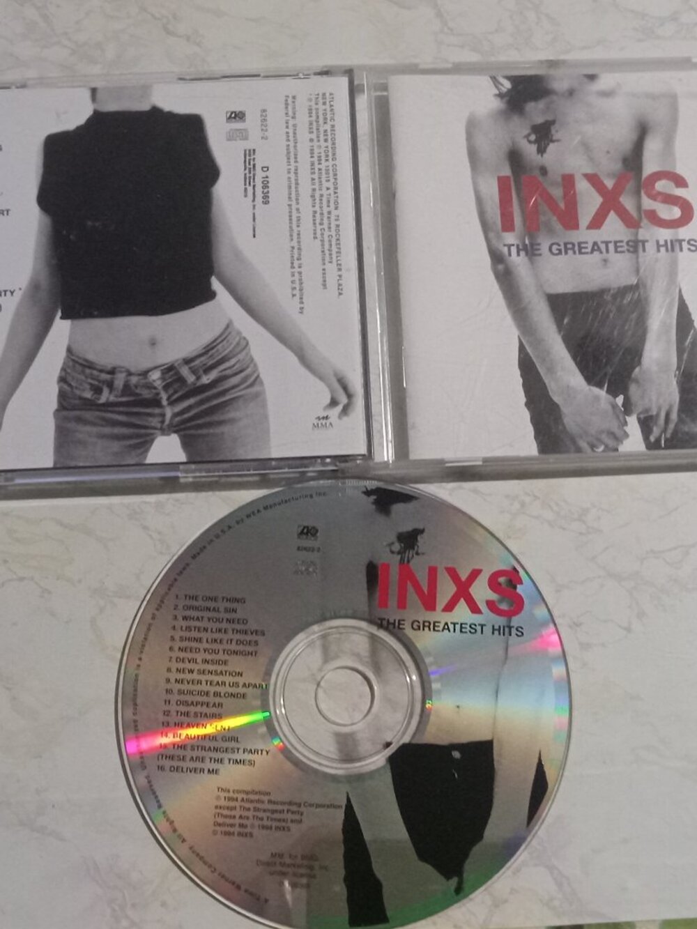 INXS The Greatest Hits Music CD 1980s Australian Pop Rock